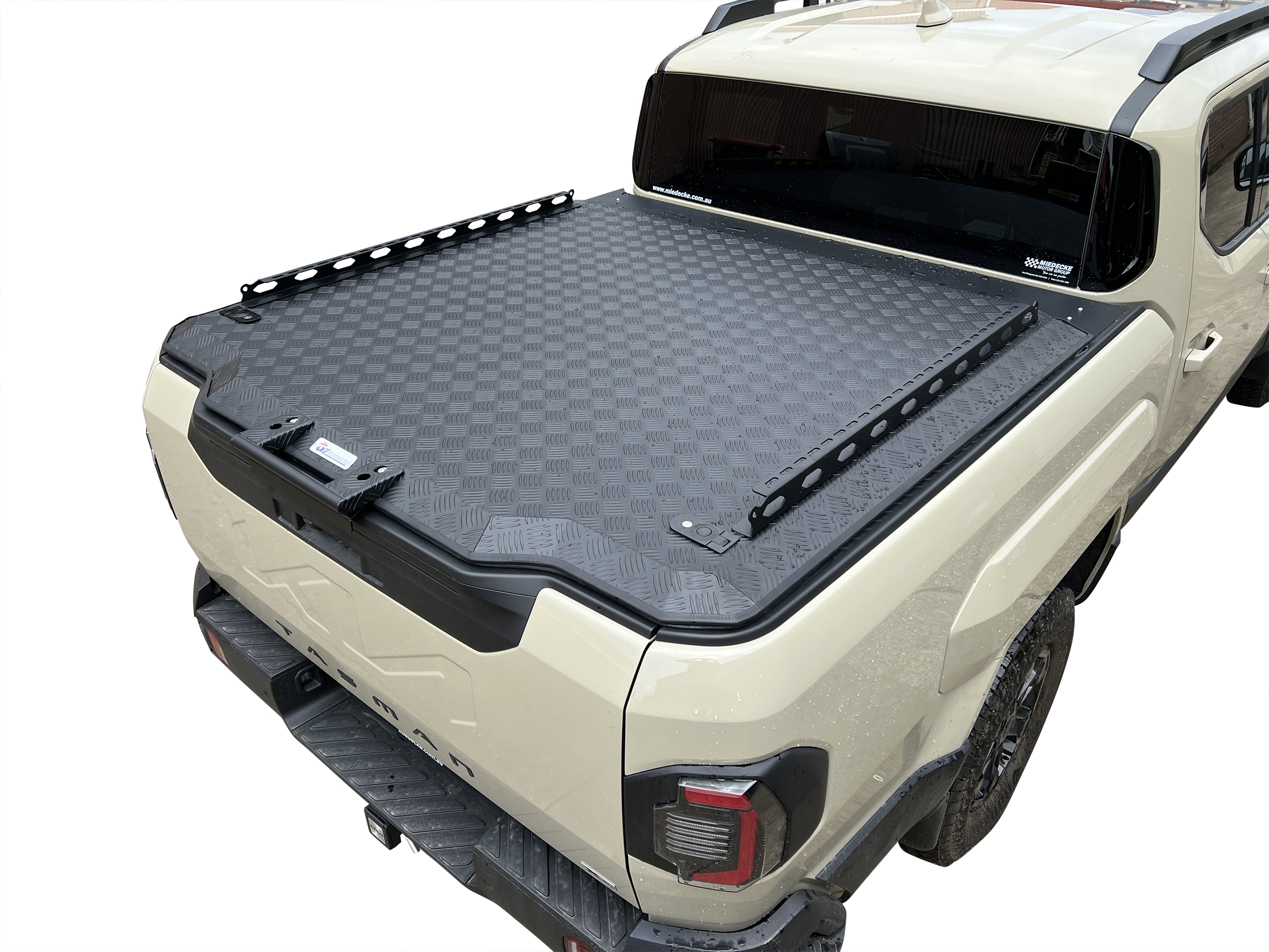 Kia Tasman 2024 to Current Oz Canopies & 4X4 Aluminium Hard Lid Black