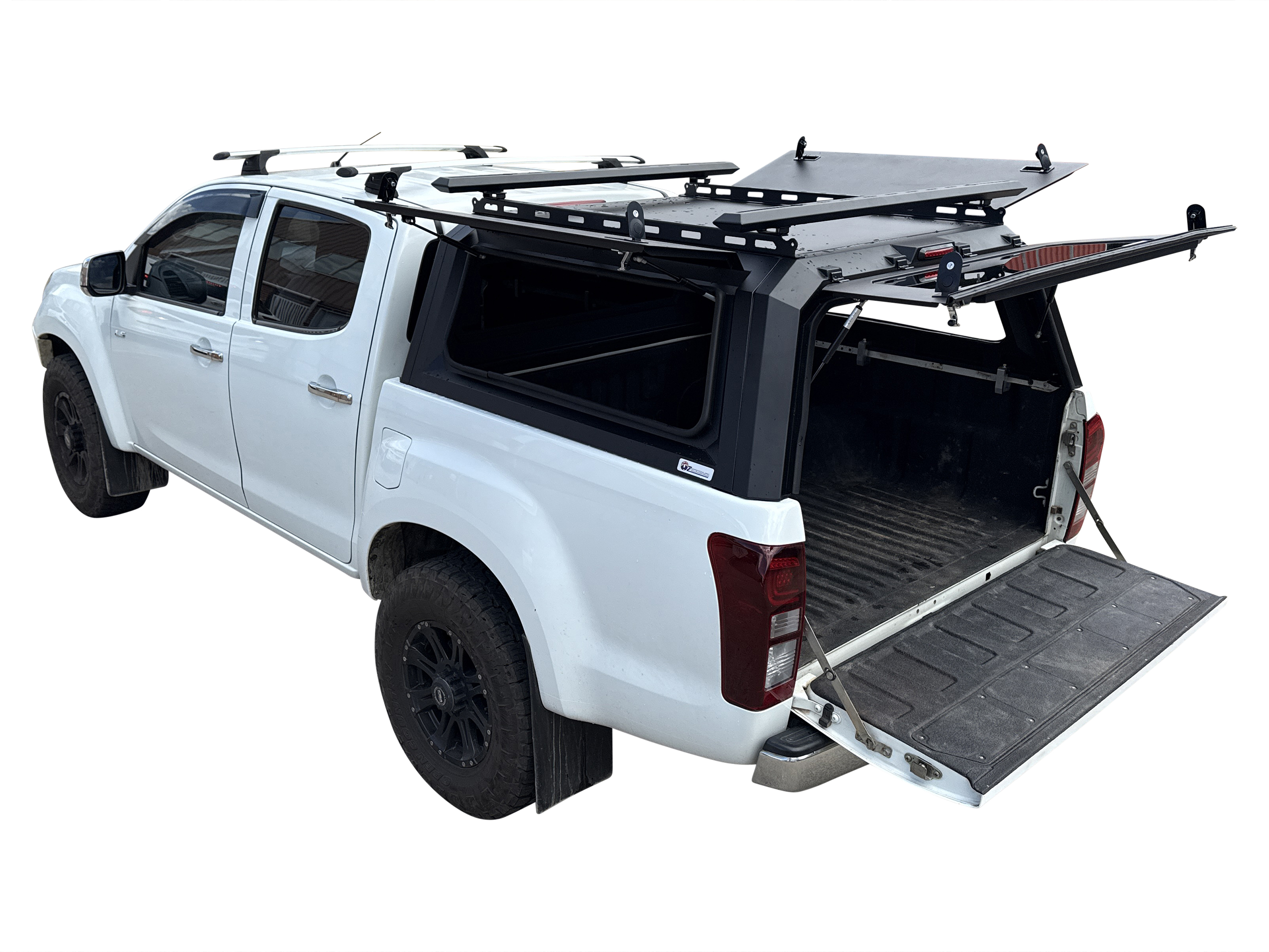 Isuzu Dmax TF 2012 to 08/2020 Heavy Duty Steel Black Canopy