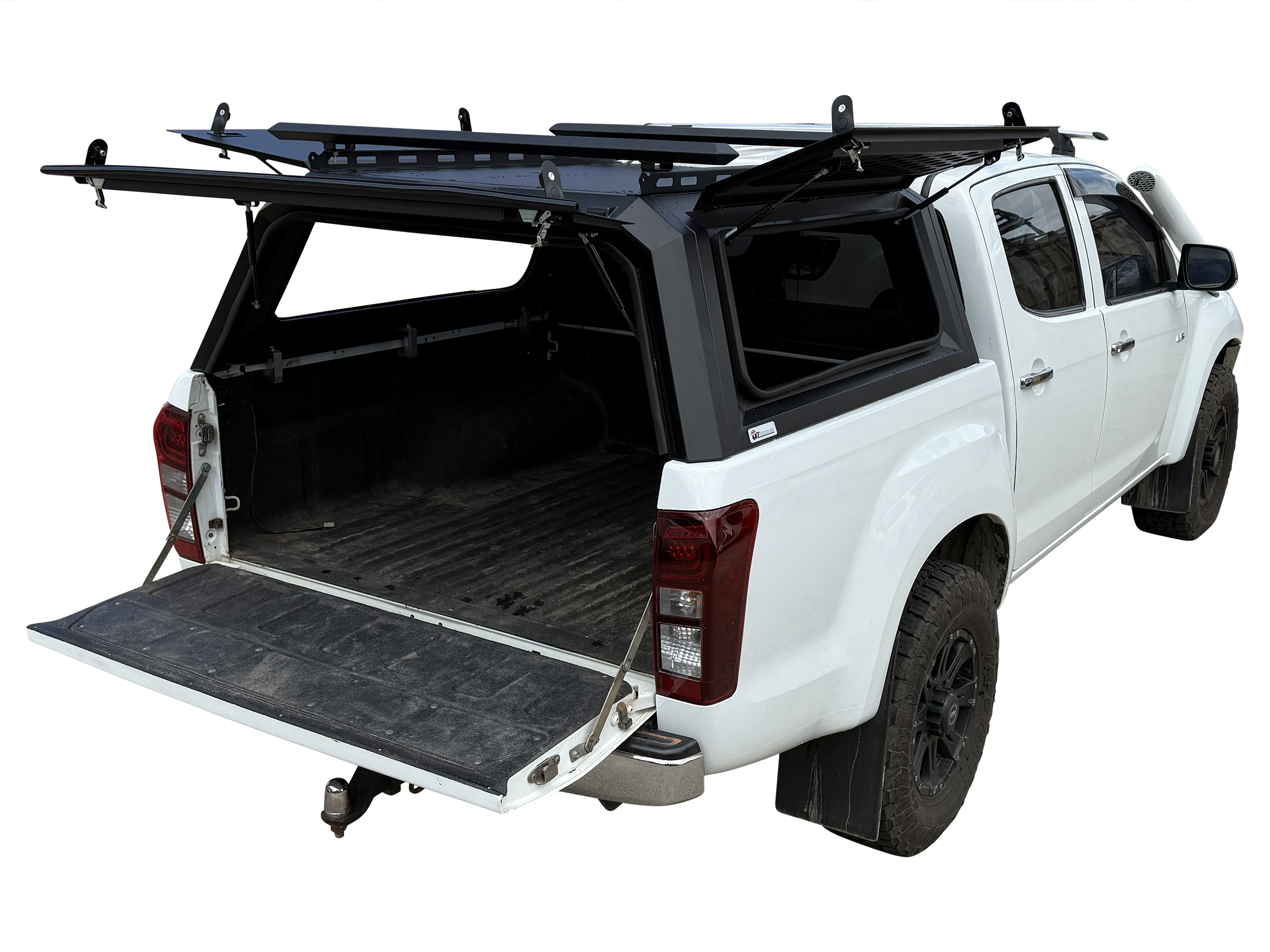 Isuzu Dmax TF 2012 to 08/2020 Heavy Duty Steel Black Canopy