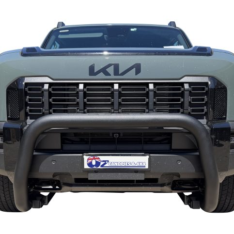 KIA Tasman Nudge Bar Matte Black Sensor Compatible