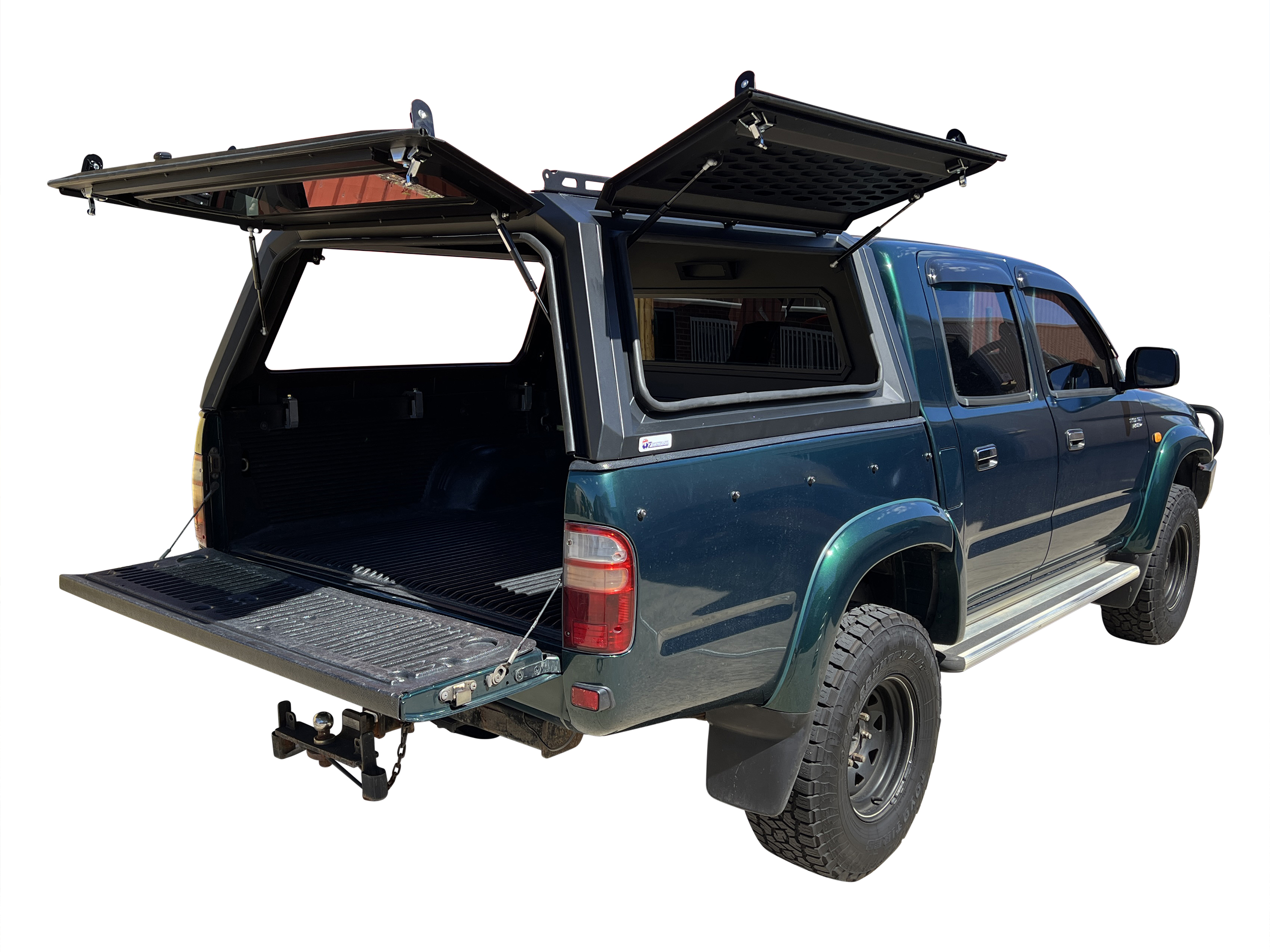 Toyota Hilux N60 1997 to 2005 SR SR5 Heavy Duty Steel Black Canopy