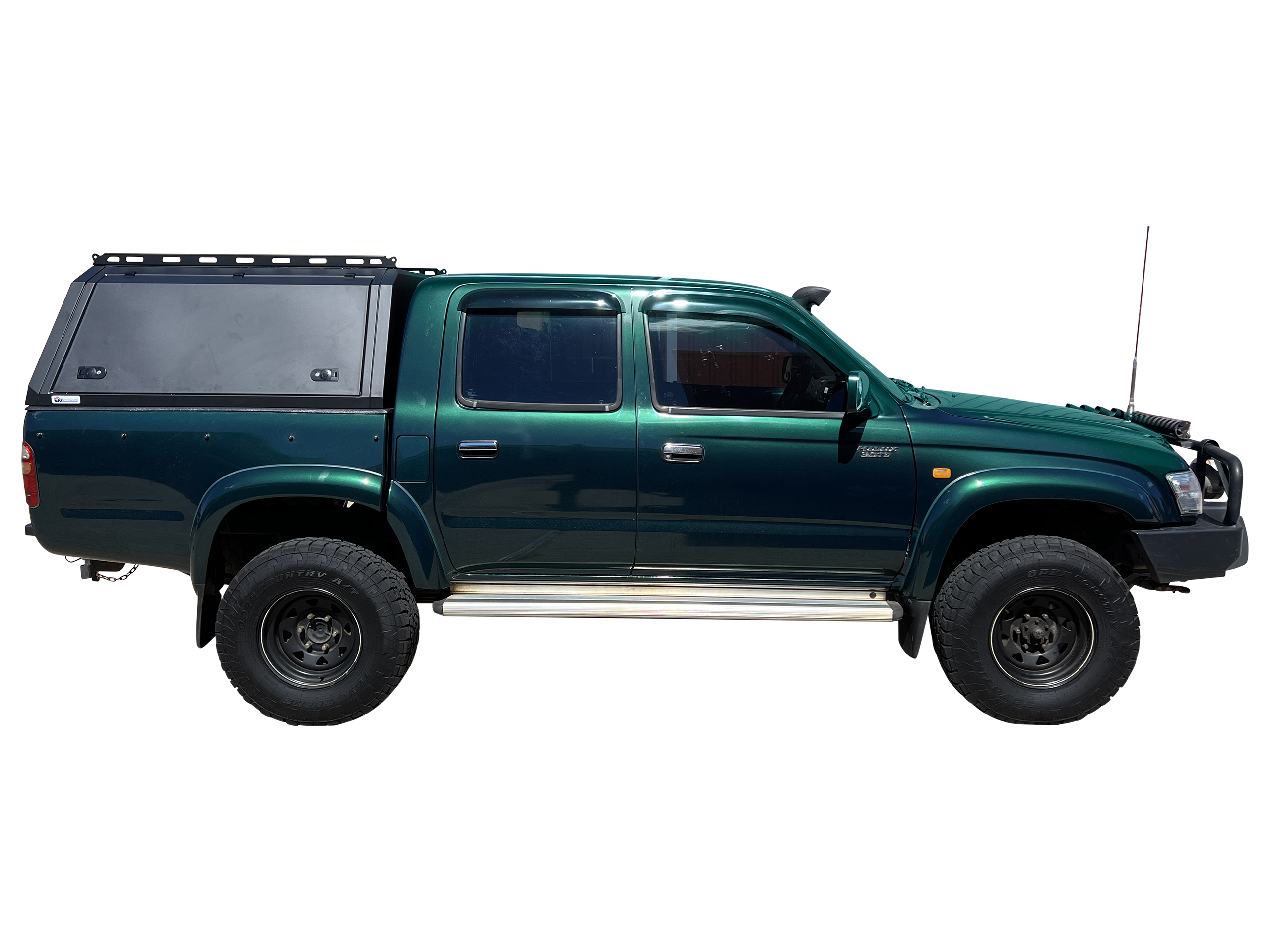 Toyota Hilux N60 1997 to 2005 SR SR5 Heavy Duty Steel Black Canopy