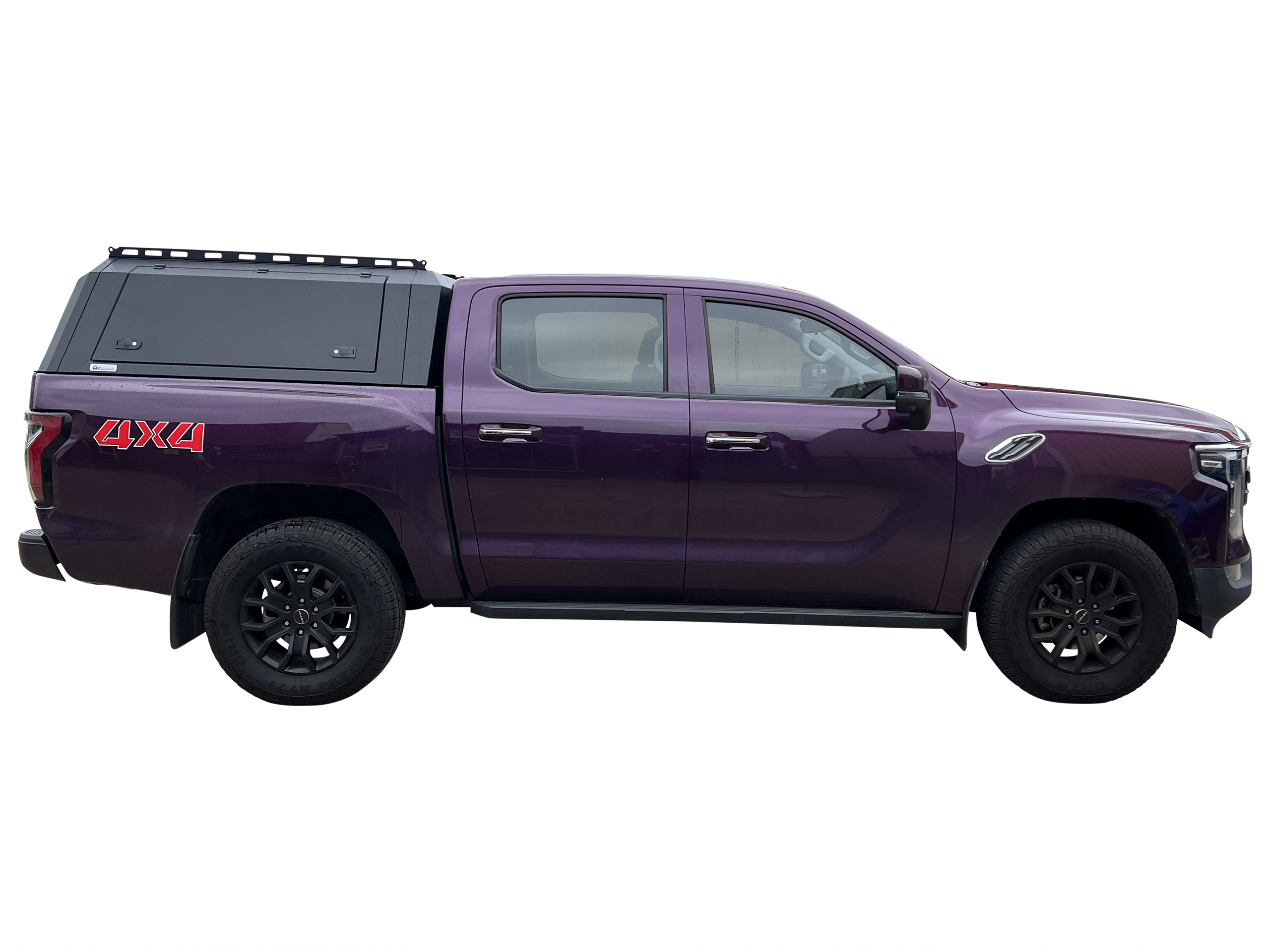 Foton Tunland V7 & V9 2025 to Current Heavy Duty Aluminium Black Tub Canopy