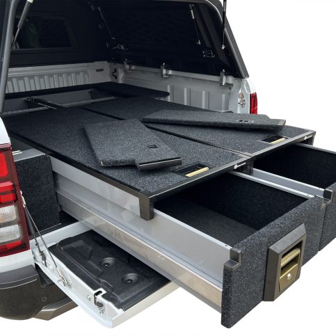 NewayWorks Tub Drawers Rear Drawer System With Pre-cut Wing Kit