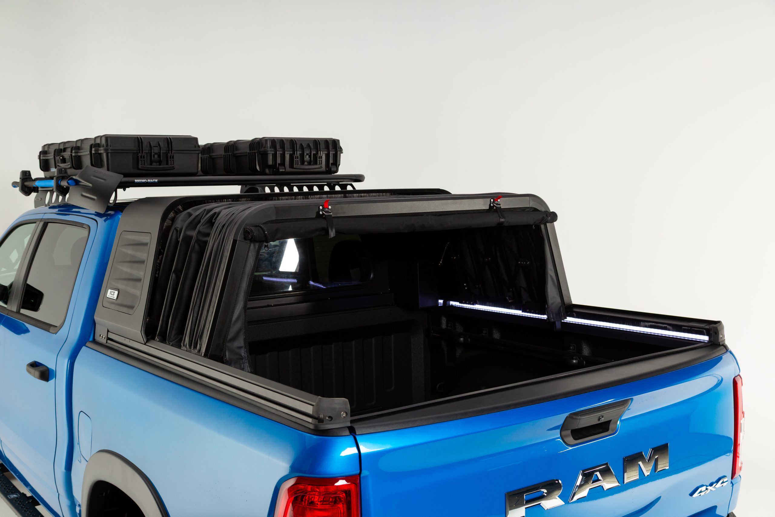 RCS Retractable Canopy to Suit Dual Cab Large American Utes