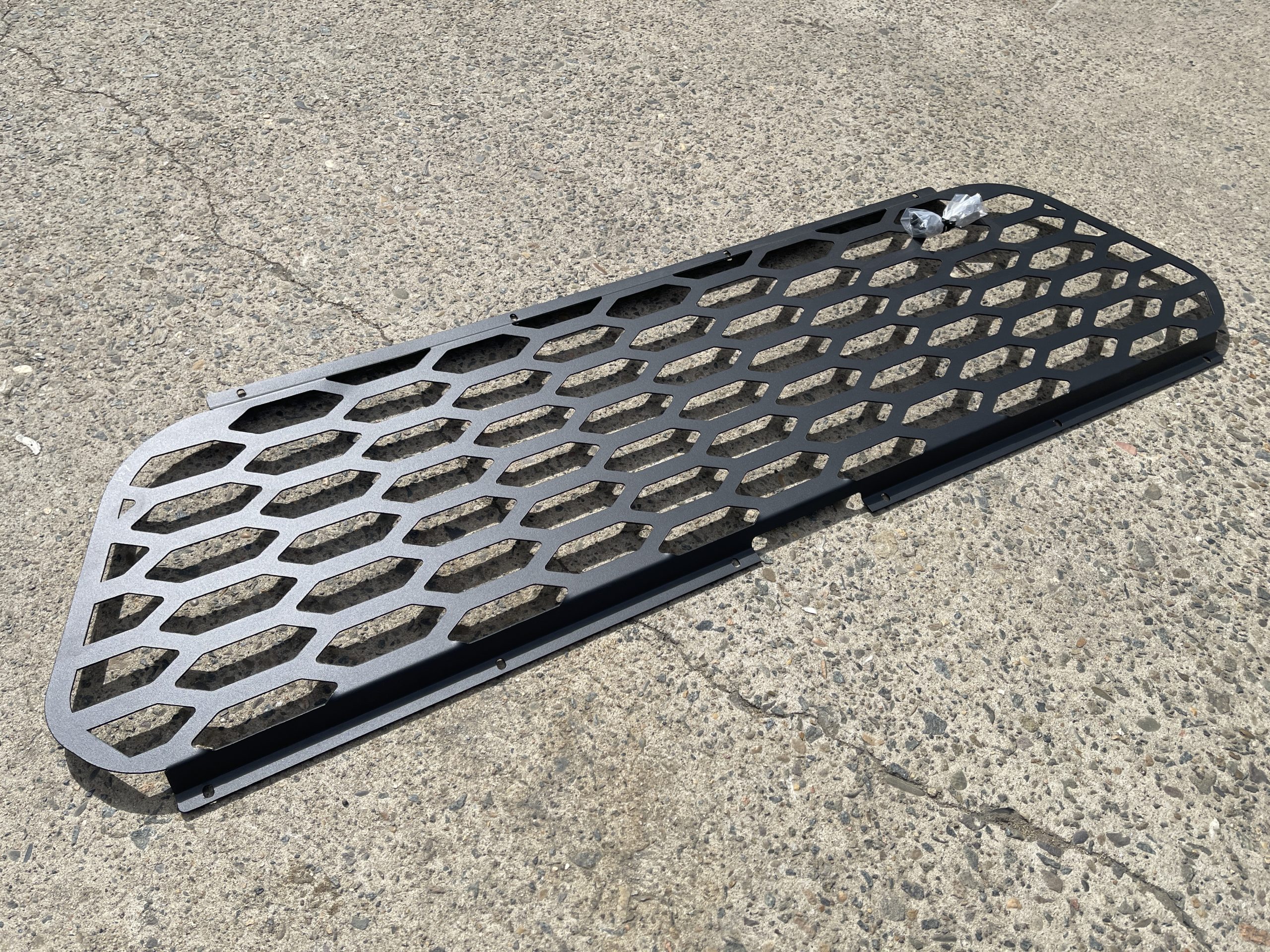 Security Mesh for Steel Canopy Rear Door