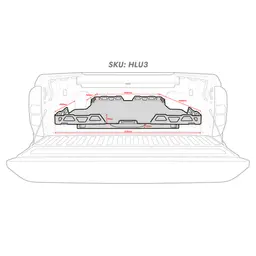 HSP Load Slide Suits Dual Cab Toyota Hilux Travo 2026 Onwards SR, SR5, GR + Rugged-X